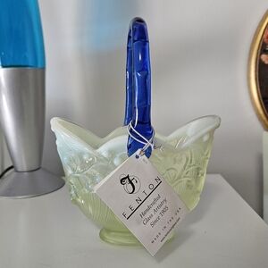 Fenton Lily of the Valley Basket